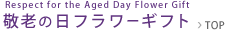 Respect for the Aged Day Flower Gift �h�V�̓��t�����[�M�t�g TOP